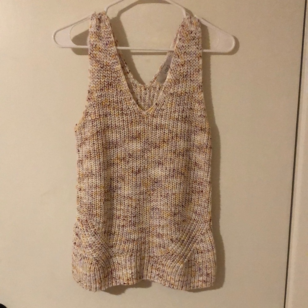 Loft Sweater tank top